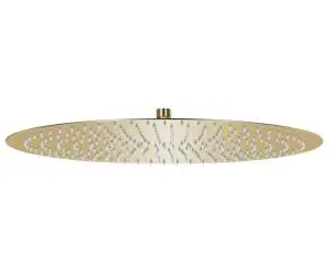 vidaXL Cap de duș tip ploaie rotund, auriu, 50 cm, oțel inoxidabil