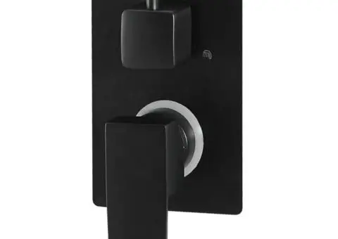 Sistem de duș, negru, oțel inoxidabil 201 - 5/5