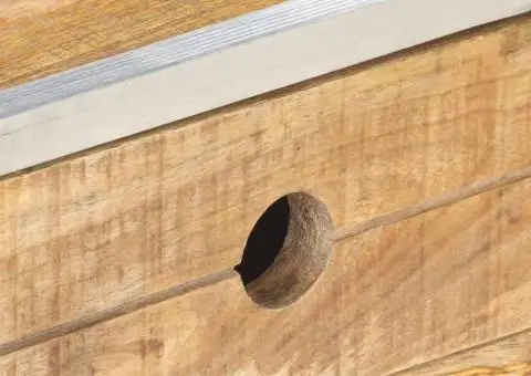 Masuță de cafea, 89x59x33 cm, lemn masiv de mango nefinisat - 5/5