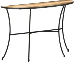 vidaXL Masă laterală, 110x40x77 cm, lemn masiv mango