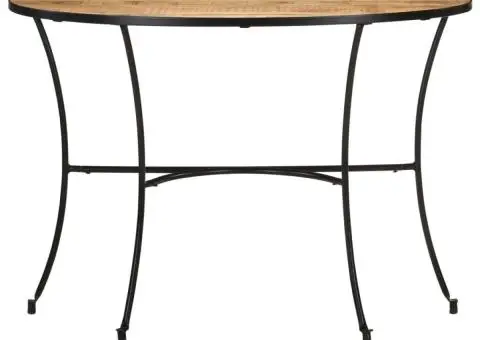 Masă laterală, 110x40x77 cm, lemn masiv mango - 2/5