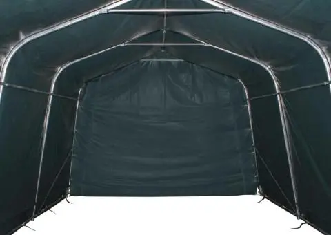 Cort mobil pentru animale verde închis 3,3x6,4m PVC 550g/m² - 5/5