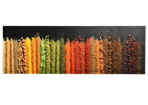 Covoraș de bucătărie, lavabil, model condimenete, 60 x 180 cm - 2/5