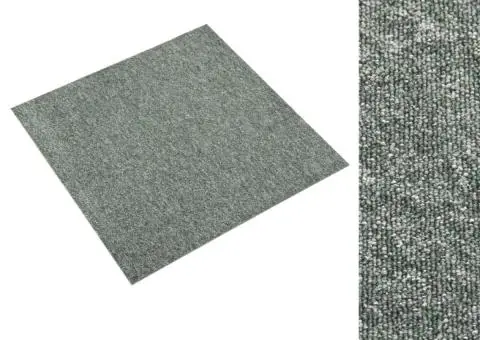 Plăci de pardoseală, 20 buc., verde, 50 x 50 cm, 5 m² - 3/5