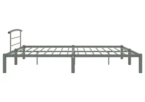 Cadru de pat, gri, 180 x 200 cm, metal - 4/5