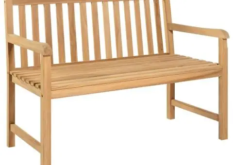 Set de masă pentru grădină, lemn masiv de tec, 3 piese - 5/5