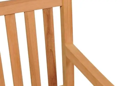 Set mobilier pentru grădină, 4 piese, lemn masiv de tec - 5/5