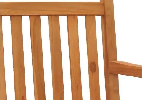 Set mobilier pentru grădină, 4 piese, lemn masiv de tec - 5/5