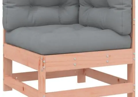 Set mobilier de grădină cu perne, 6 piese, lemn masiv Douglas - 4/5