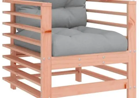 Set mobilier de grădină cu perne, 7 piese, lemn masiv douglas - 5/5