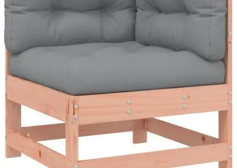 Set mobilier de grădină cu perne, 8 piese, lemn masiv douglas - 4/5