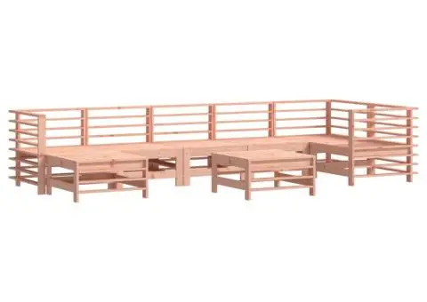 Set mobilier de grădină cu perne, 8 piese, lemn masiv douglas - 3/5