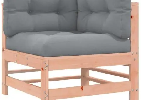 Set mobilier de grădină cu perne, 8 piese, lemn masiv douglas - 4/5