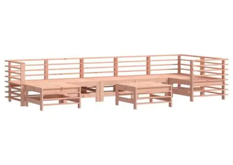 Set mobilier de grădină cu perne, 8 piese, lemn masiv douglas - 3/5