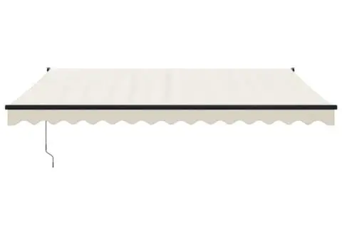 Copertină retractabilă automată, crem, 4,5x3 m - 3/5