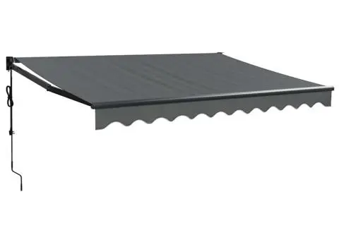 Copertină automată retractabilă, antracit, 3,5x2,5 m - 2/5