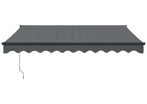 Copertină automată retractabilă, antracit, 3,5x2,5 m - 3/5