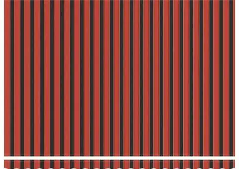 Copertină retractabilă automată, portocaliu și maro, 4,5x3 m - 3/5
