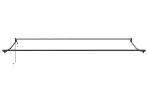 Copertină retractabilă automată, portocaliu și maro, 4,5x3 m - 4/5