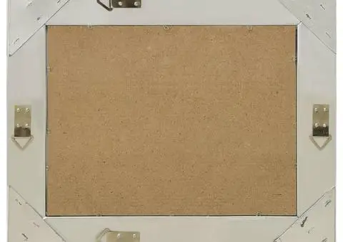 Oglindă de perete în stil baroc, argintiu, 50 x 40 cm - 3/5