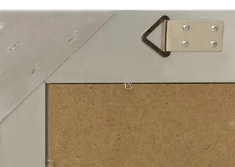 Oglindă de perete în stil baroc, argintiu, 50 x 40 cm - 5/5