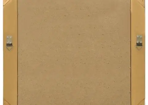 Oglindă de perete în stil baroc, auriu, 60 x 60 cm - 3/5