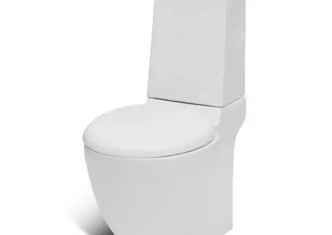 Set de toaletă & bideu, alb, ceramică - 3/5