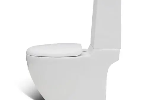 Set de toaletă & bideu, alb, ceramică - 5/5