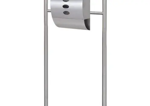 Cutie poștală pe suport din oțel inoxidabil - 1/5