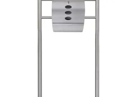 Cutie poștală pe suport din oțel inoxidabil - 2/5