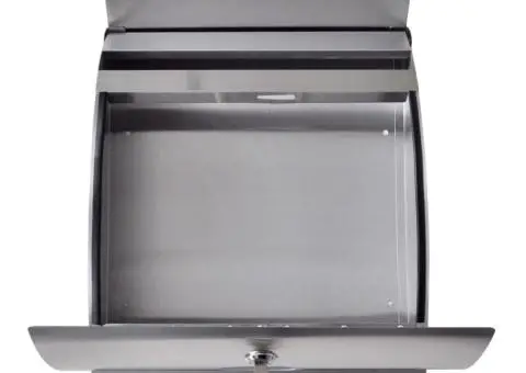 Cutie poștală pe suport din oțel inoxidabil - 3/5