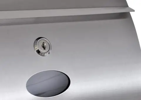 Cutie poștală pe suport din oțel inoxidabil - 4/5