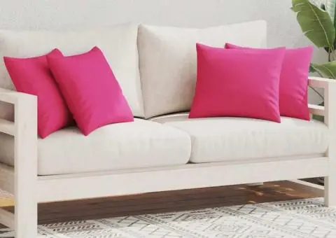 Perne de exterior, 4 buc., roz, 45 x 45 cm - 2/5