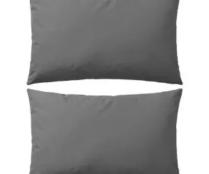 vidaXL Perne de exterior, 2 buc., gri, 60 x 40 cm