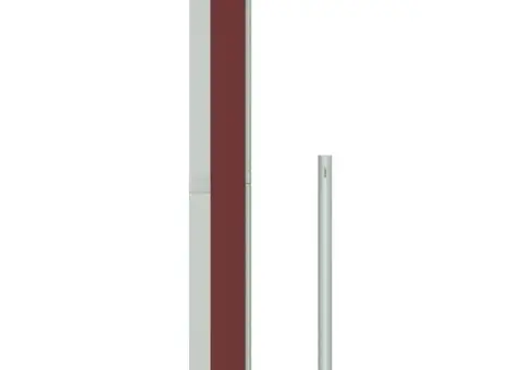 Copertină laterală retractabilă de terasă, maro, 180x500 cm - 5/5