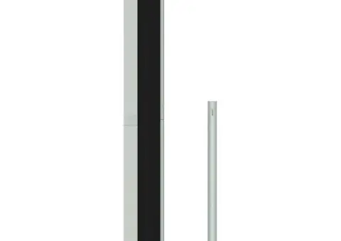 Copertină laterală retractabilă de terasă, negru, 200 x 500 cm - 5/5