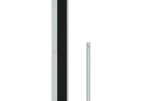 Copertină laterală retractabilă de terasă, negru, 220 x 500 cm - 5/5