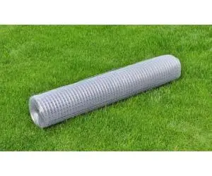 vidaXL Plasă de sârmă găini, argintiu, 10 x 1 m, oțel galvanizat