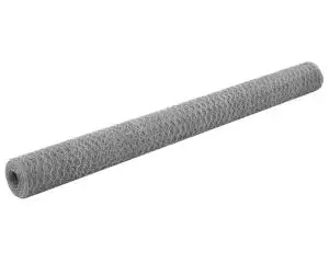 vidaXL Plasă de sârmă găini, argintiu, 25 x 1,5 m, oțel galvanizat