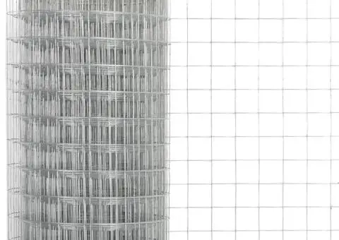 Plasă de sârmă găini, argintiu, 10 x 0,5 m, oțel galvanizat - 3/4