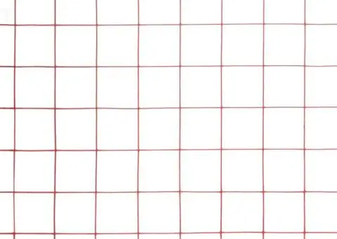 Plasă de sârmă găini, roșu, 10 x 1,5 m, oțel cu înveliș PVC - 4/4