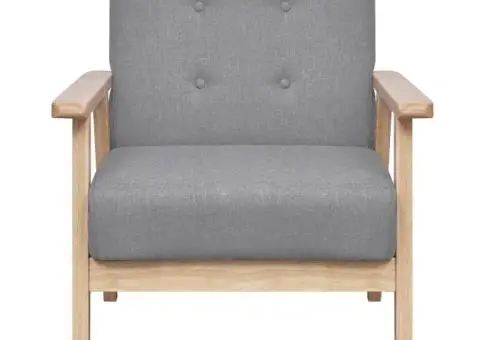 Set canapele 2 piese Textil Gri deschis - 5/5