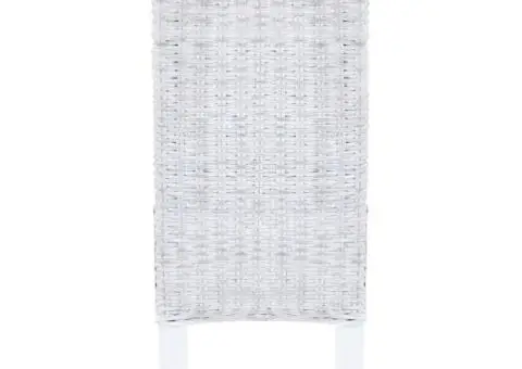 Scaune bucătărie, 6 buc., maro deschis, ratan Kubu & lemn mango - 5/5