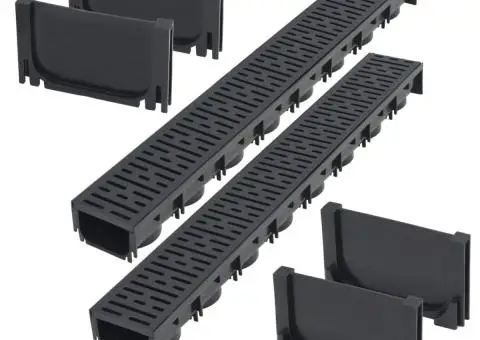 Canale de drenaj, 2 m, plastic - 1/5