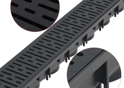 Canale de drenaj, 2 m, plastic - 2/5