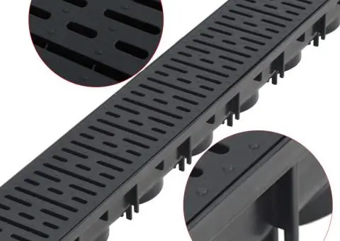 Canale de drenaj, 4 m, plastic - 2/5