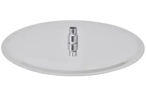 Cap de duș tip ploaie, 2 buc., Ø 40 cm, oțel inoxidabil - 5/5