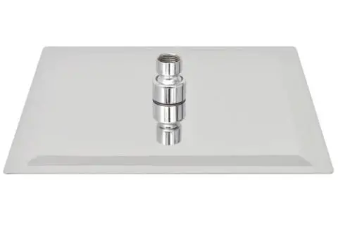 Cap de duș tip ploaie, 2 buc., 25 x 25 cm, oțel inoxidabil - 4/5