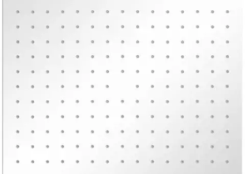 Cap de duș tip ploaie, 2 buc., 40 x 40 cm, oțel inoxidabil - 2/5