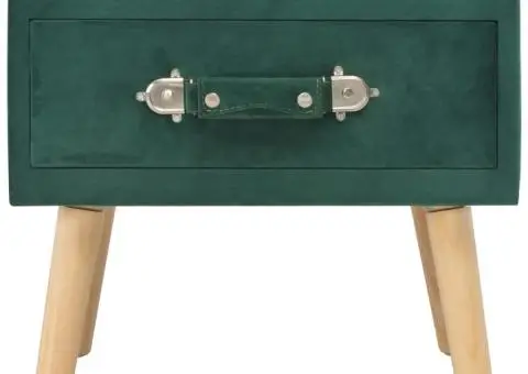 Noptiere, 2 buc., verde, 40 x 35 x 40 cm, catifea - 5/5